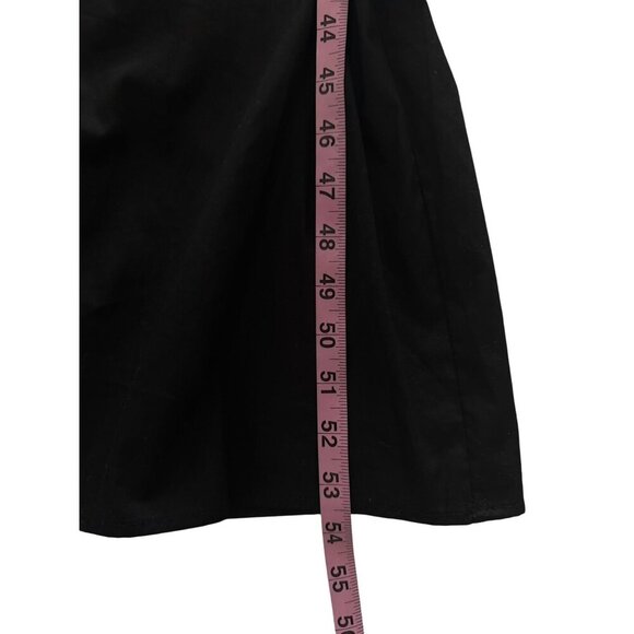 NWT French Connection Ladies Black Puff Sleeve Poplin Cotton Maxi‎ Dress Size L - Picture 9 of 15